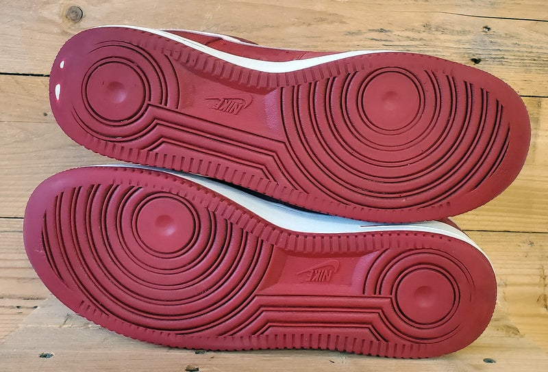 Nike Air Force 1 Low Suede Trainers UK10/US11/EU45 488298-620 Red/White