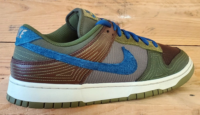 Nike Dunk Cacao Low Textile Trainers UK11/US12/EU46 DR0159-200 Green/Brown