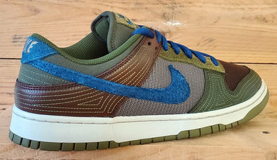 Nike Dunk Cacao Low Textile Trainers UK11/US12/EU46 DR0159-200 Green/Brown