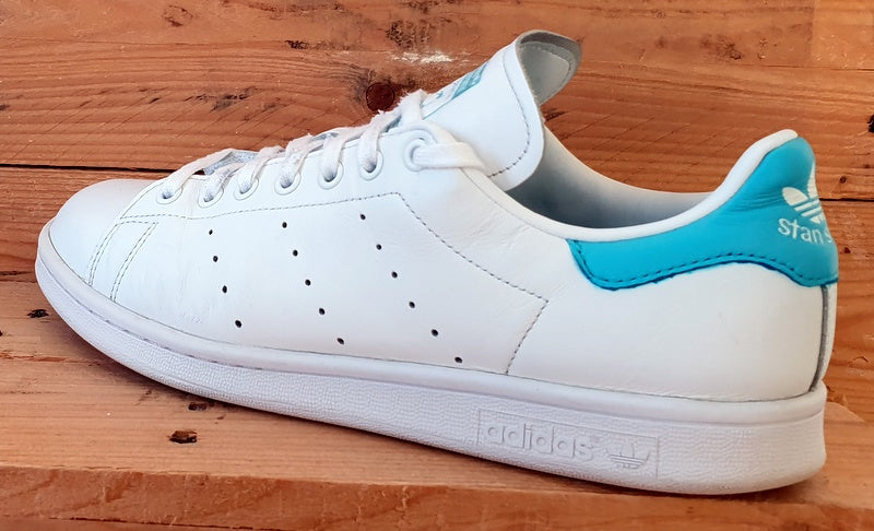 Adidas Stan Smith Low Leather Trainers UK10 US10.5 E44.5 EF4480 Cloud White Blue