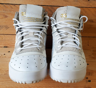 Adidas Rivalry RM Mid Leather Trainers UK8/US8.5/EU42 G27978 Triple White