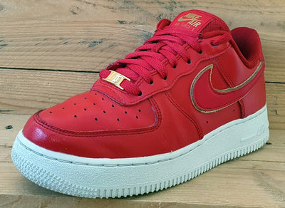 Nike Air Force 1 Low Leather Trainers UK5.5/US8/EU39 AO2132-602 University Red