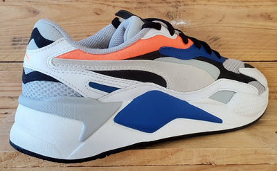 Puma RS-X Prism Low Textile Trainers UK11/US12/EU46 374758-03 Grey/Ultra Orange
