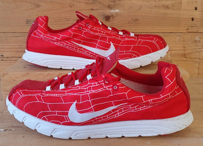 Nike Mayfly Low Nylon Trainers UK11/US12/EU46 310703-611 University Red/White