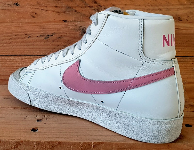 Nike Blazer 77 Leather Trainers UK5/US7.5/EU38.5 CZ1055-114 White/Sunset Pulse