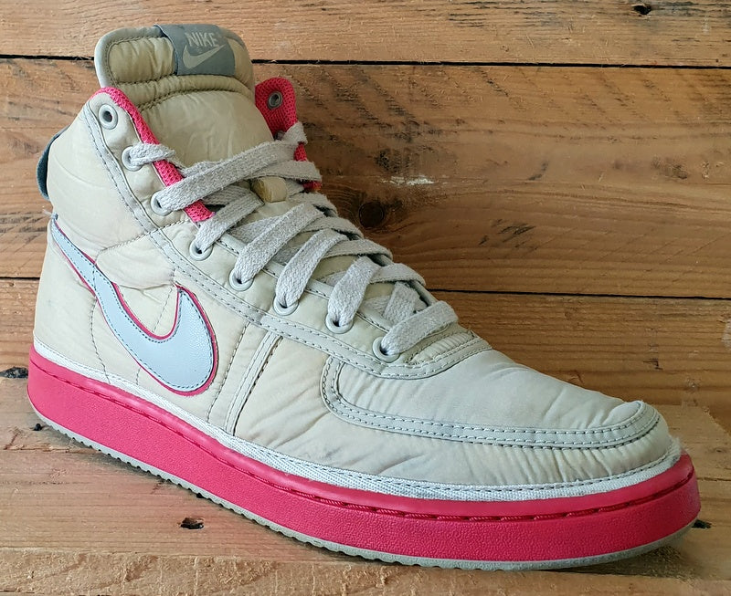 Nike Vandal Birch Mid Textile Trainers UK10/US11/EU45 408325-200 Cream/Pink/Grey