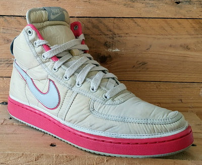 Nike Vandal Birch Mid Textile Trainers UK10/US11/EU45 408325-200 Cream/Pink/Grey