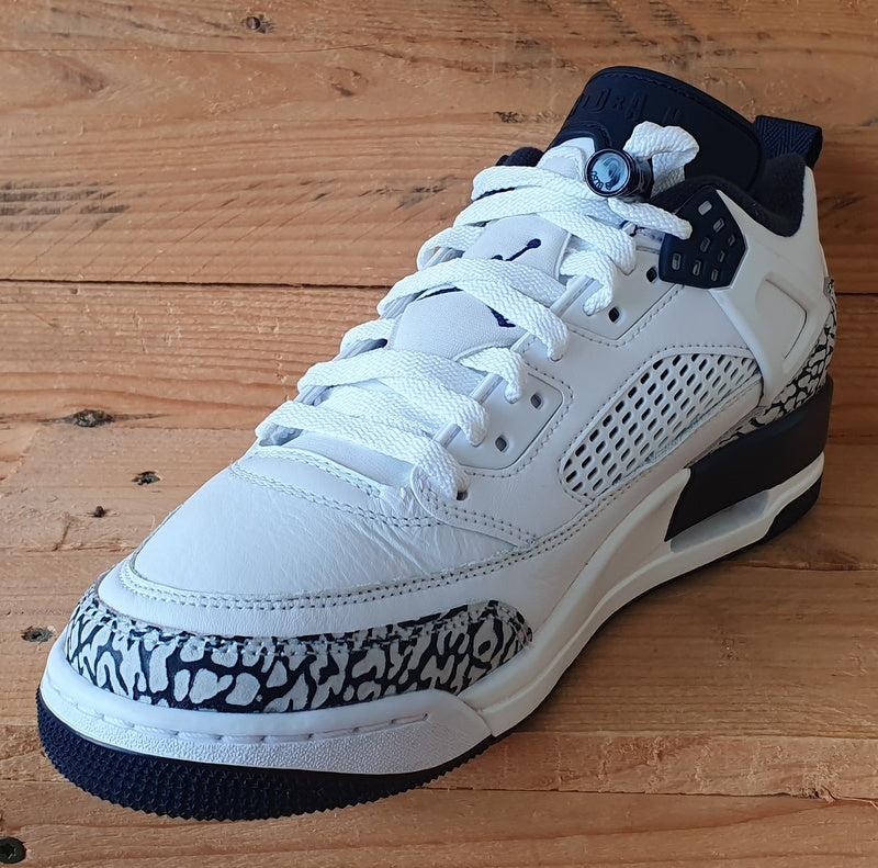 Nike Jordan Spizike Low Leather Trainers UK7.5/US8.5/EU42 FQ1759-104 White/Navy