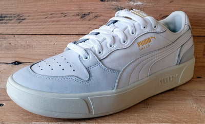 Puma Sky LX Low Leather Trainers UK8/US9/EU42 374117-01 White/Cream