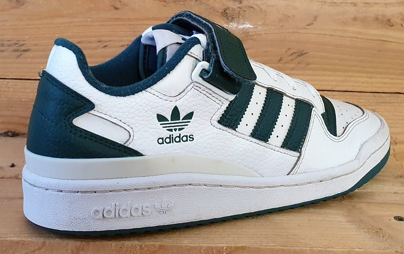 Adidas Originals Forum Low Leather Trainers UK9/UK9.5/EU43 GY5835 White/Green