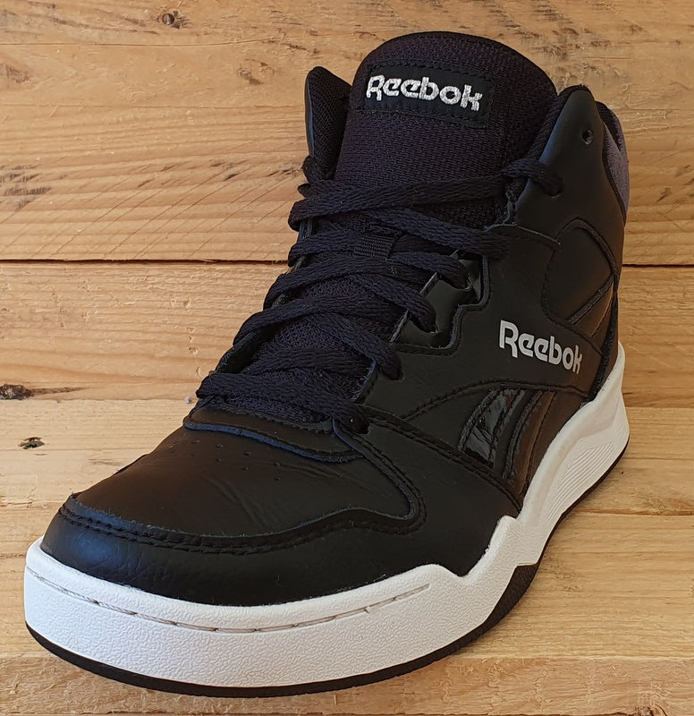 Reebok Royal BB4500 Mid Leather Trainers UK4/US6.5/EU37 FW7156 Black/White