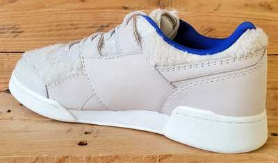 Reebok Workout Plus Stucco Suede/Wool Trainers UK9.5/US10.5/EU44.5 GX5423 Beige