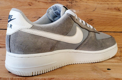 Nike Air Force 1 Low Suede Trainers UK6/US7/EU40 AQ8741-300 Spruce Fog/White