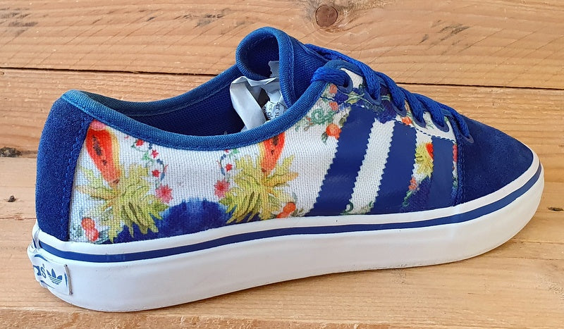 Adidas Adria Restyle Low Canvas Trainers UK6/US7.5/EU39 M25539 Blue/Multicolour