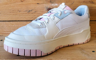 Puma Cali Dream Low Leather Trainers UK6/US8.5/EU39 383112-01 White
