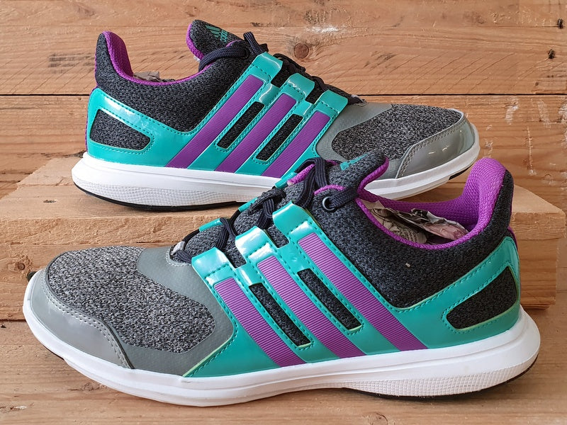 Adidas Hyperfast 2.0 Low Textile Trainers AQ3890 Teal/Purple UK5.5/US6/EU38.5