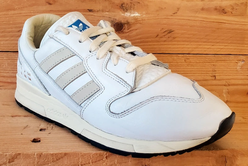 Adidas Originals ZX 420 Low Leather Trainers UK8/US8.5/EU42 H05366 Cloud White