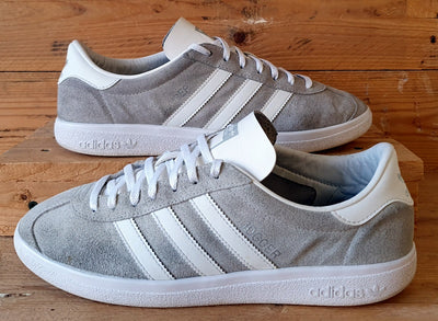 Adidas Originals Jogger Low Suede Trainers UK8/US8.5/EU42 EF5740 Grey/White