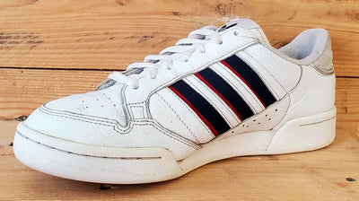 Adidas Continental Low Leather Trainers UK9.5/US10/EU44 FX5090 White/Navy