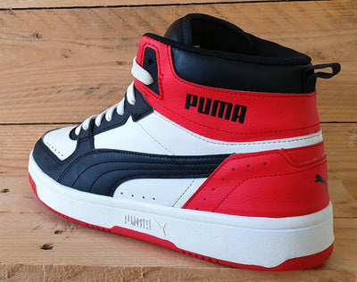 Puma Rebound Joy Mid Leather Trainers UK7/US8/EU40.5 374765-03 High Risk Red