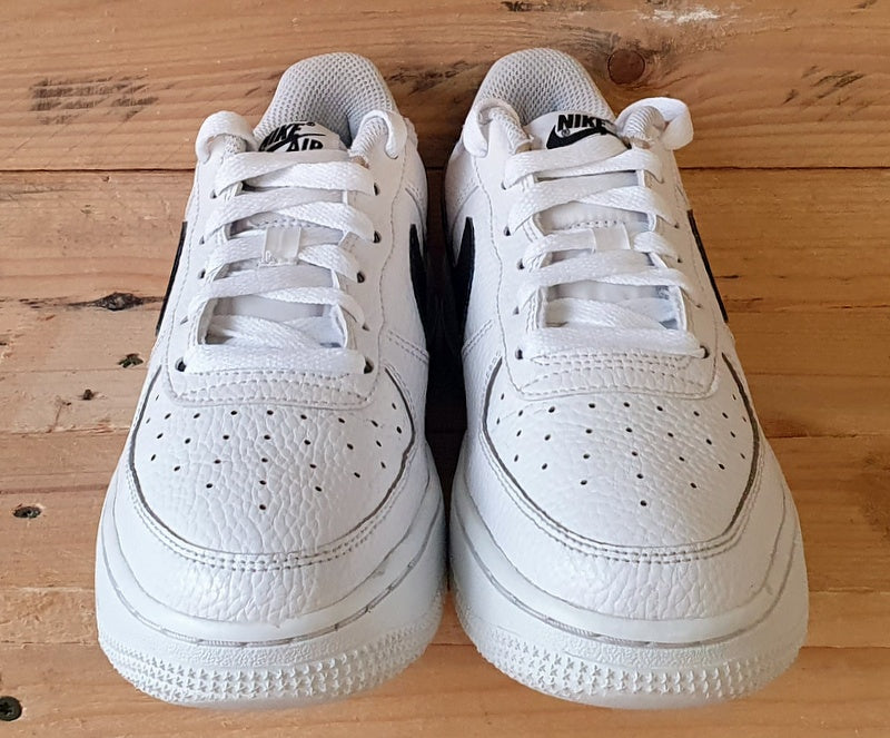 Nike Air Force 1 Low Leather Trainers UK4/US4.5Y/E36.5 CT3839-100 White/Black