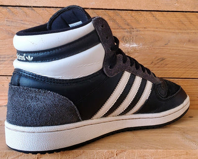 Adidas Top Ten Mid Leather Trainers UK8.5/US9/EU42.5 GX0742 Black/White
