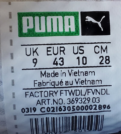 Puma RS-X Tech Low Textile Trainers UK9/US10/EU43 369329-03 White/Blue