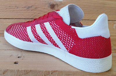 Adidas Originals Gazelle Low Primeknit Trainers UK8.5/US9/E42.5 BB5247 Scarlet