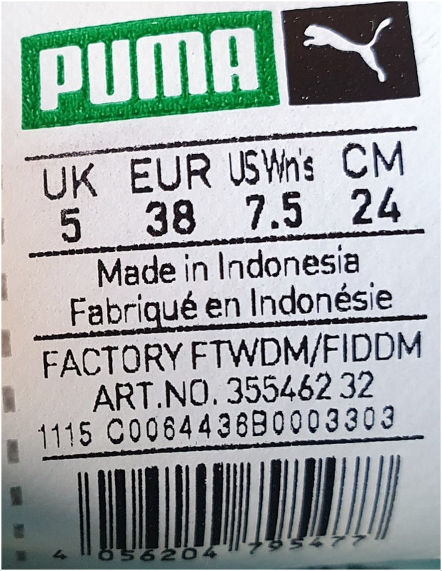 Puma Suede Classics Trainers Green Mint Holiday/Grey 355462-32 UK5/US7.5/EU38