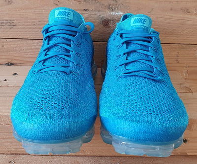 Nike Air VaporMax Flyknit Low Trainers UK10/US11/EU45 849558-402 Blue Orbit