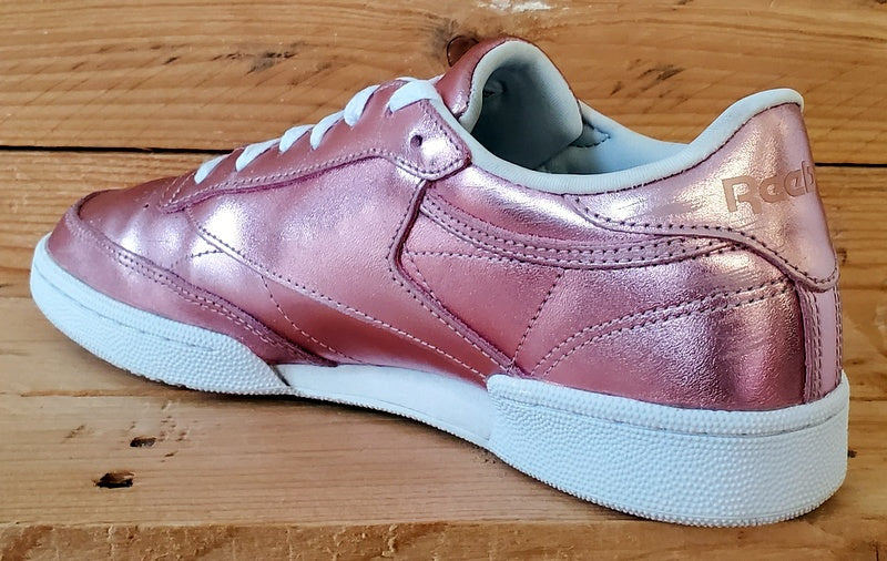 Reebok Club C 85 Low Leather Trainers UK6/US8.5/EU39 CN0512 Pink Shine/White