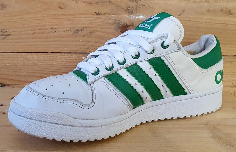 Adidas Pro Low Leather Trainers UK7.5/US8/EU41 G44228 White/Green