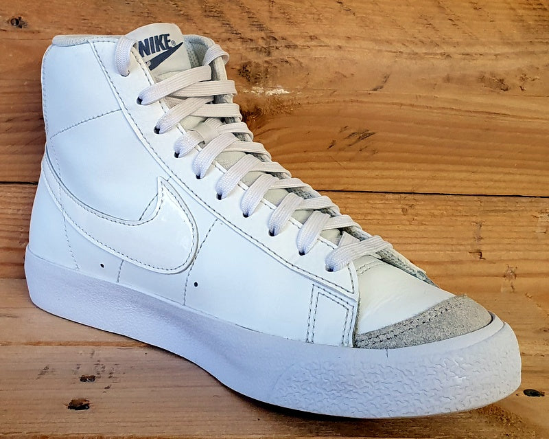 Nike Blazer Mid 77 GS Leather Trainers UK5.5/US6Y/EU38.5 DA4086-104 White Light