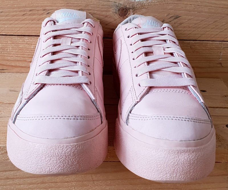 Nike Blazer Low Platform Leather Trainers DJ0292 600 Pink UK4 US6.5 EU37.5 VintageTrainers