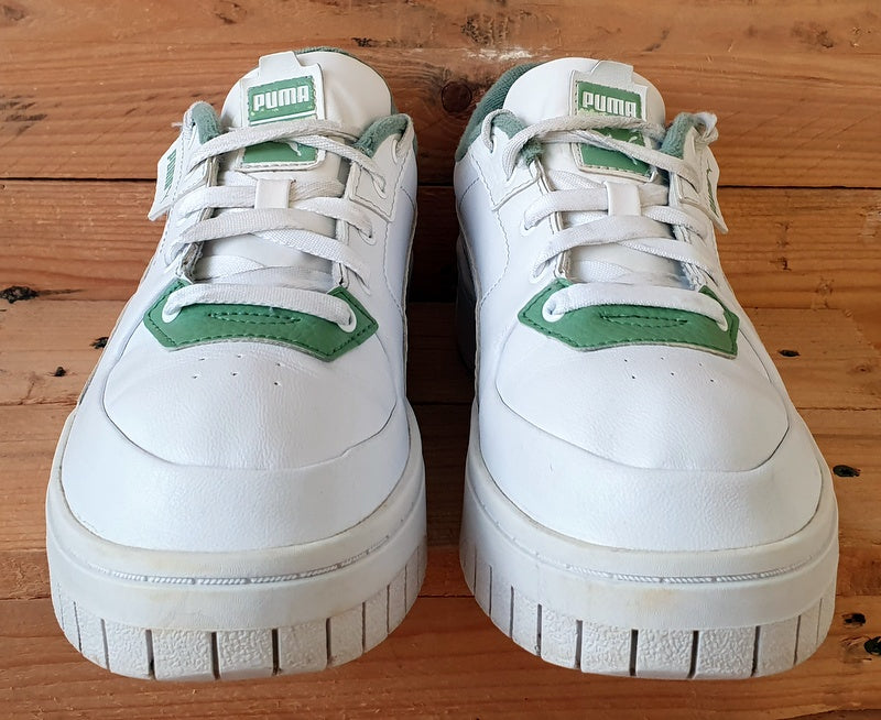 Puma Cali Dream Terry Leather Low Trainers UK6/US8.5/EU39 388568-02 White/Green