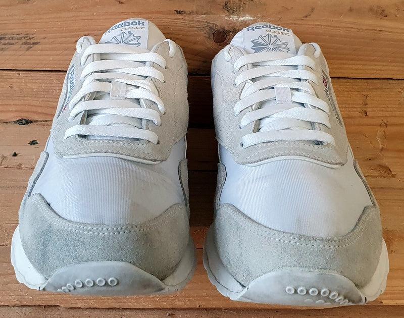 Reebok Classic Nylon Low Trainers UK10/US11/EU44.5 GY7235 Light Grey/Cream