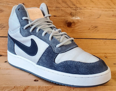 Nike Court Borough Premium Mid Trainers UK6/US8.5/EU40 844907-005 Pure Platinum