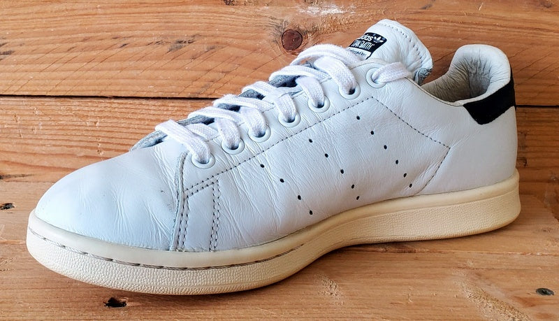 Adidas Stan Smith Low Leather Trainers UK6/US6.5/EU39 S75076 White/Black/Gold