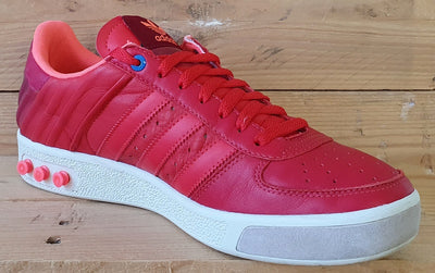 Adidas Originals Consortium Low Leather Trainers UK10/US10.5/E44.5 G03146 Red