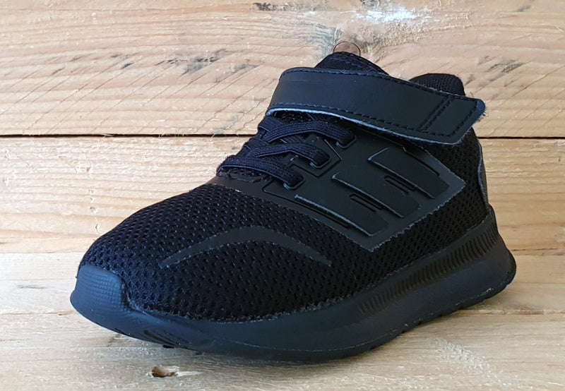 Adidas Run Falcon 2.0 Kids Textile Trainers UK9K/US9.5K/EU26.5 EG2225 Black