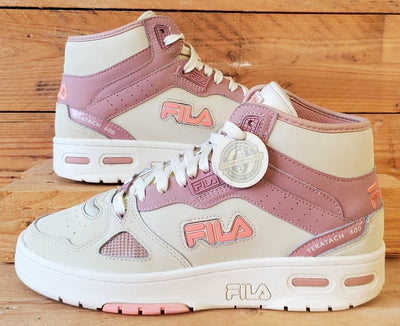 Fila Teratech 600 Mid Suede Trainers UK6.5/US9/EU40 5BM01832-152 Beige/Pink