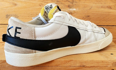 Nike Blazer 77 Jumbo Low Leather Trainers UK12/US13/E47.5 DN2158-101 White/Black
