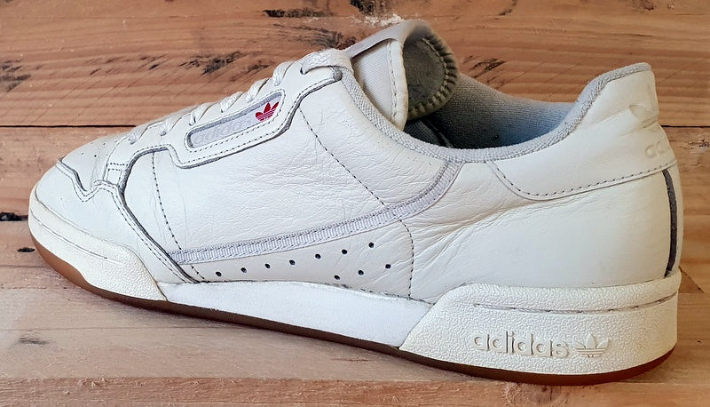 Adidas Continental 80 Leather Trainers UK10/US10.5/EU44.5 BD7975 Off White Gum