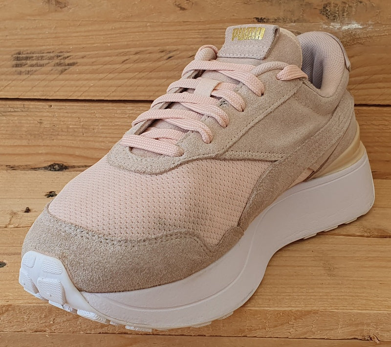 Puma Cruise Rider Low Textile/Suede Trainers UK5/US7.5/EU38 375070-02 Cloud Pink