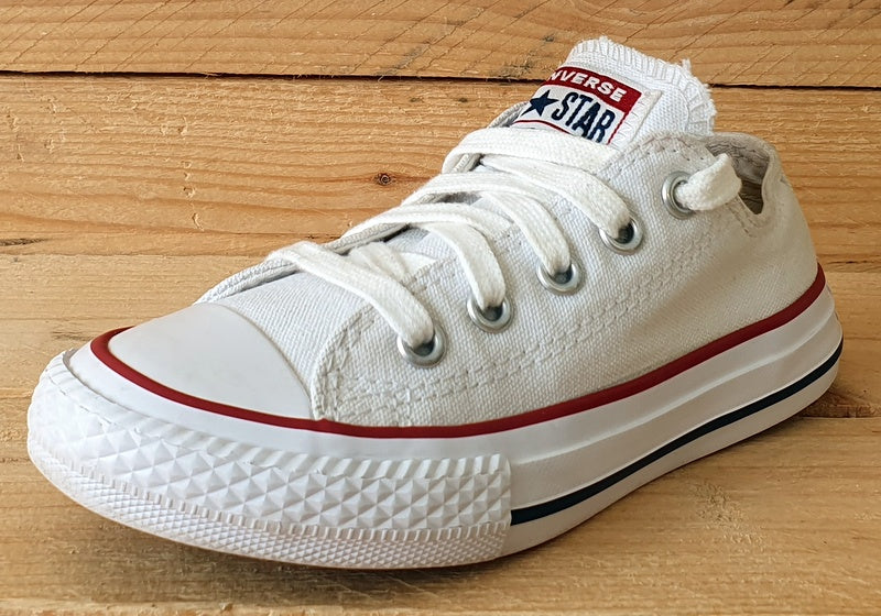 Converse Chuck Taylor All Star Low Kids Trainers UK10/US10.5/EU27 3J256C White