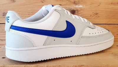 Nike Court Vision Low Leather Trainers UK8/US9/EU42.5 FN4019-001 White/Grey
