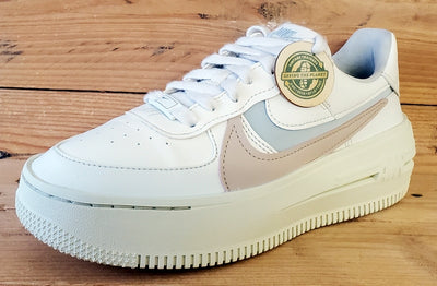Nike Air Force 1 PLT.AF.ORM Low Leather Trainers UK5/US7.5/E38.5 DJ9946-104 Sail