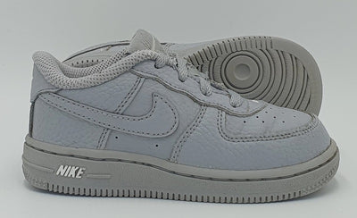 Nike Air Force 1 Low Leather Kids Trainers AQ3628-002 Triple Grey UK7.5/US8C/E25