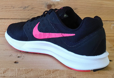 Nike Downshifter Low Textile Trainers UK5/US7.5/EU38.5 852466-008 Black/Pink