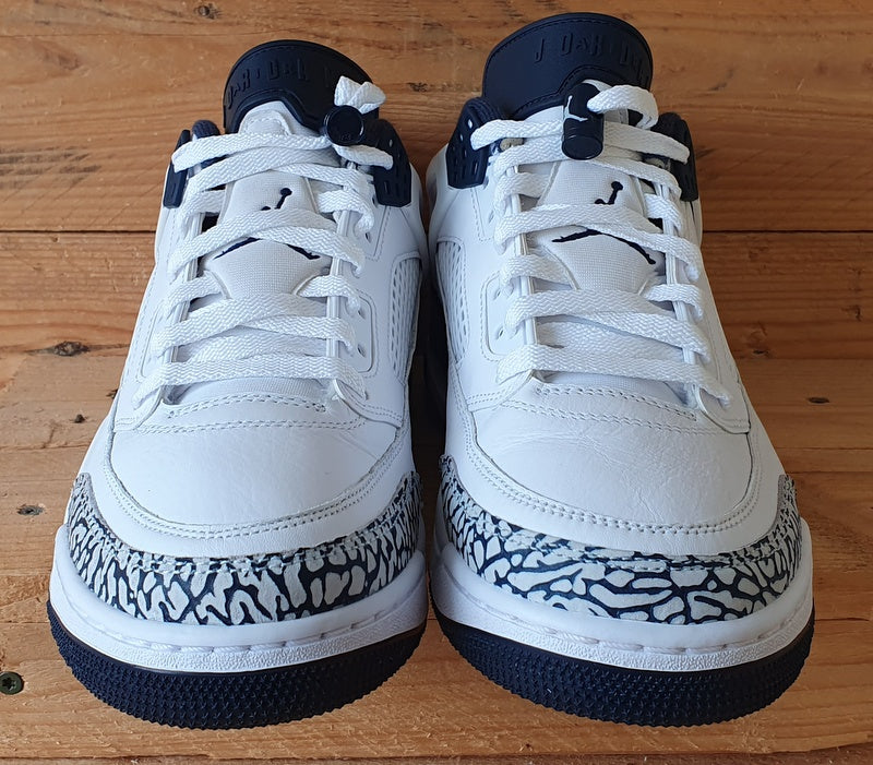 Nike Jordan Spizike Low Leather Trainers UK7.5/US8.5/EU42 FQ1759-104 White/Navy